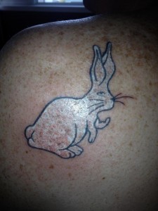 White Rabbit Tattoo