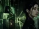 Seraphine in a layered Matrix-animation atmosphere for an Animatrix anthology article.